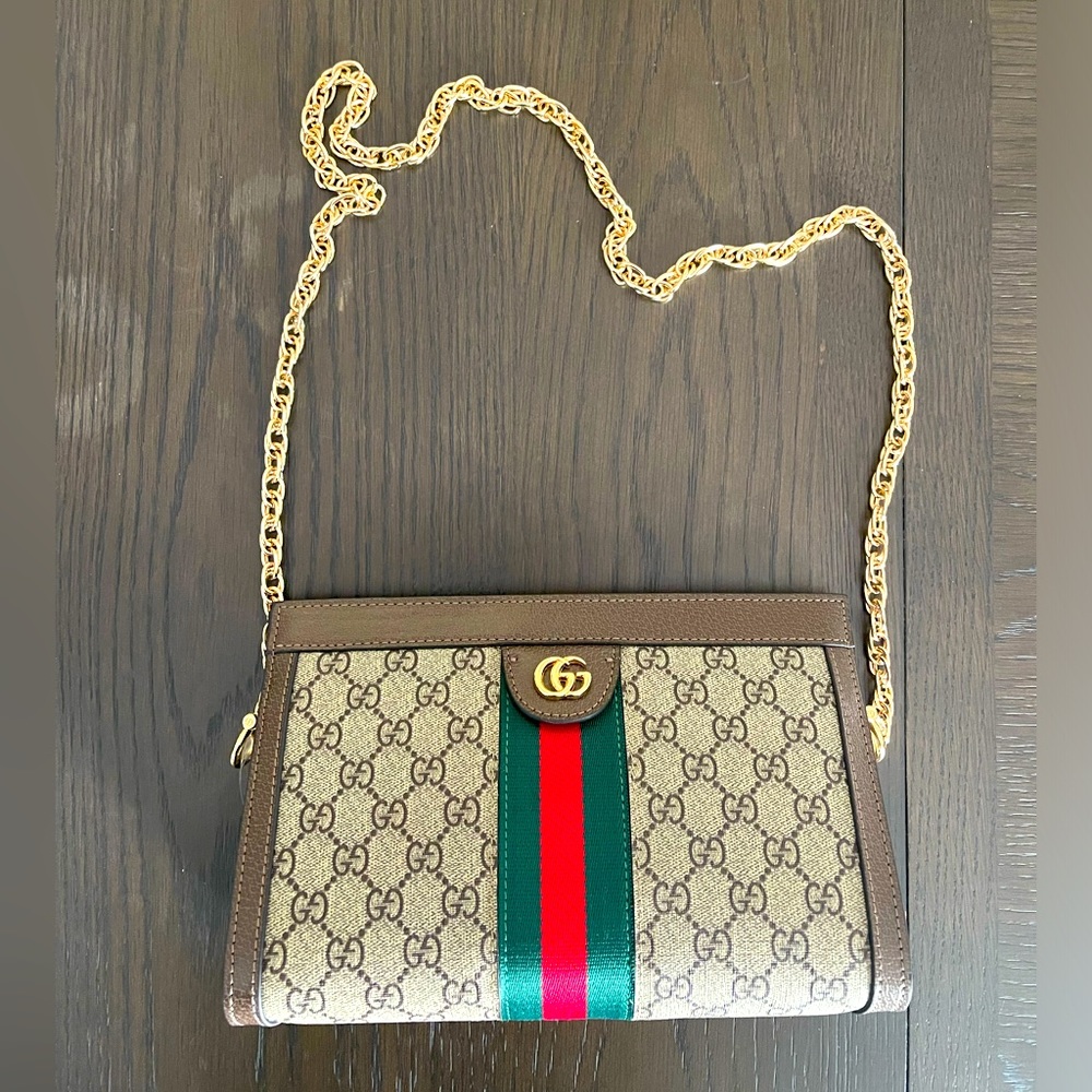 GUCCI OPHIDIA GG SMALL SHOULDER BAG
